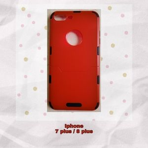 Red Iphone 7 plus / 8 plus case